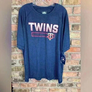Minnesota Twins Men’s Logo Tee Navy Size XL NWT